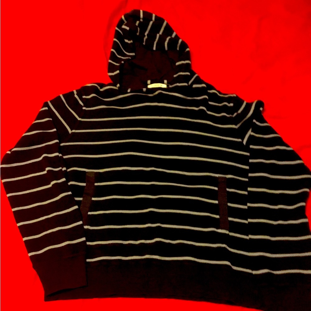 John Varvatos striped hoodie